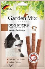 Gardenmix Dana Etli Köpek Stick Ödül 3 x 11 gr