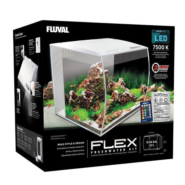 Fluval Flex White 57 L Akvaryum Beyaz