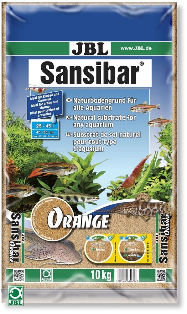 Jbl Sansibar Orange Akvaryum Kumu 10 Kg