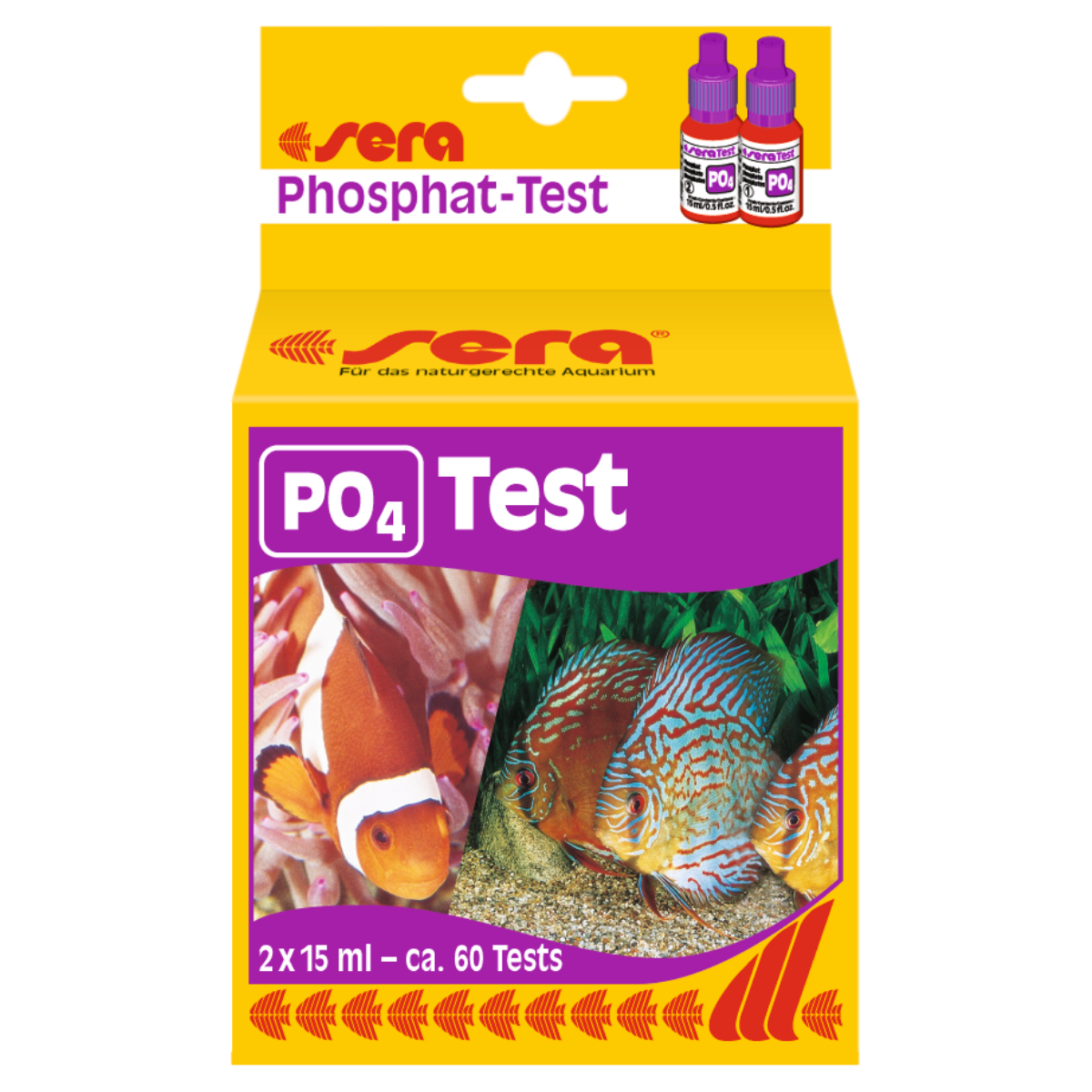 Sera PO4 Test Fosfat Testi 15 ml x 2 Adet