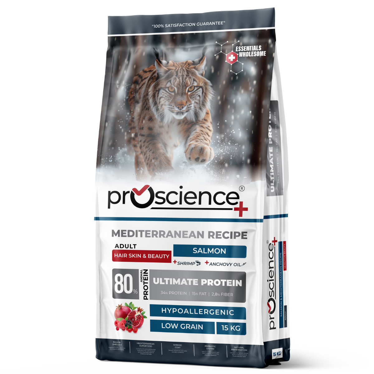 Pro Science Adult Salmon Hairskin Beauty Cat 15 Kg Somonlu Yetişkin Kedi Maması