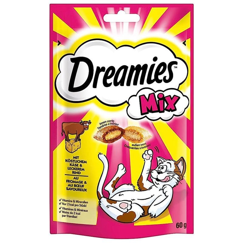 Dreamies Sığırlı ve Peynirli Kedi Ödülü 60 gr