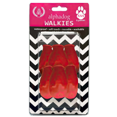 Alphadog Köpek Galoşu Tiny Kırmızı XXS