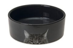 Karlie Antrasit Seramik Kedi Mama Kabı 250 ml