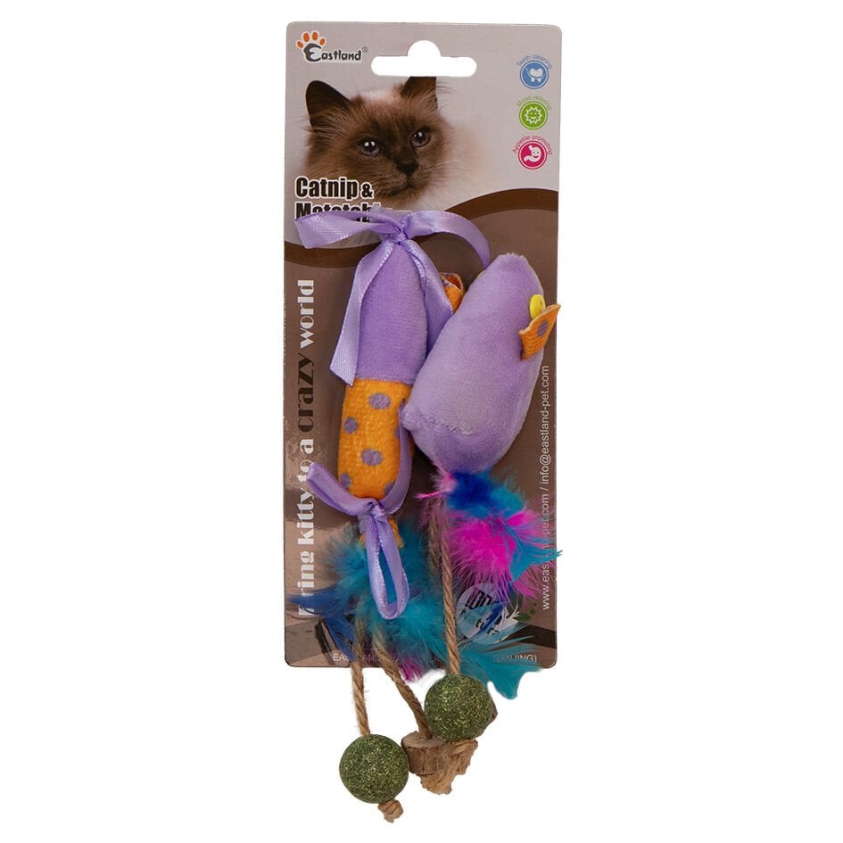 Eastland Matatabi Ve Catnipli Peluş Fare Ve Şekerleme Kedi Oyuncağı