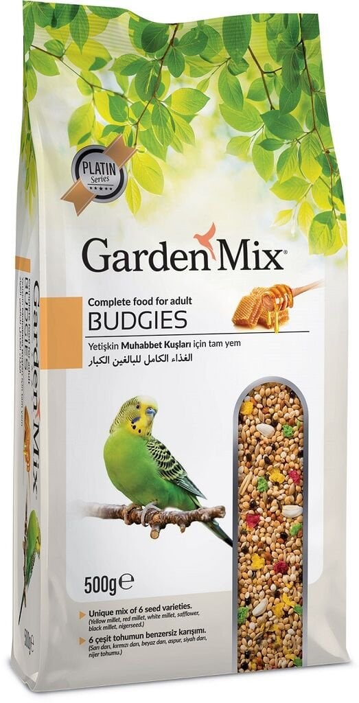Garden Mix Platin Ballı Muhabbet Kuşu Yemi 500 gr