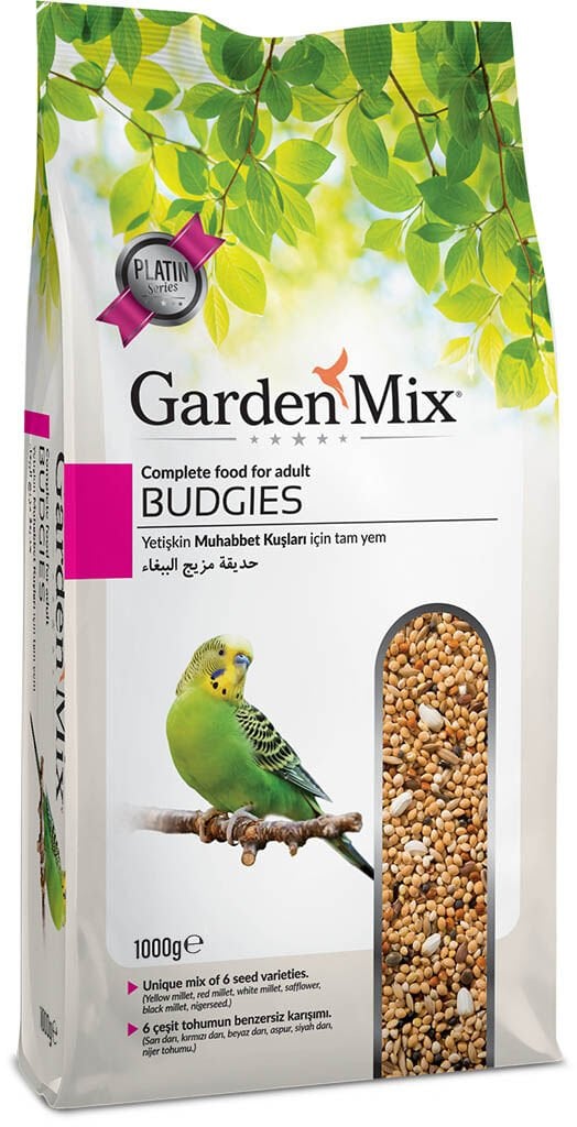 Garden Mix Platin Naturel Muhabbet Kuşu Yemi 1 kg