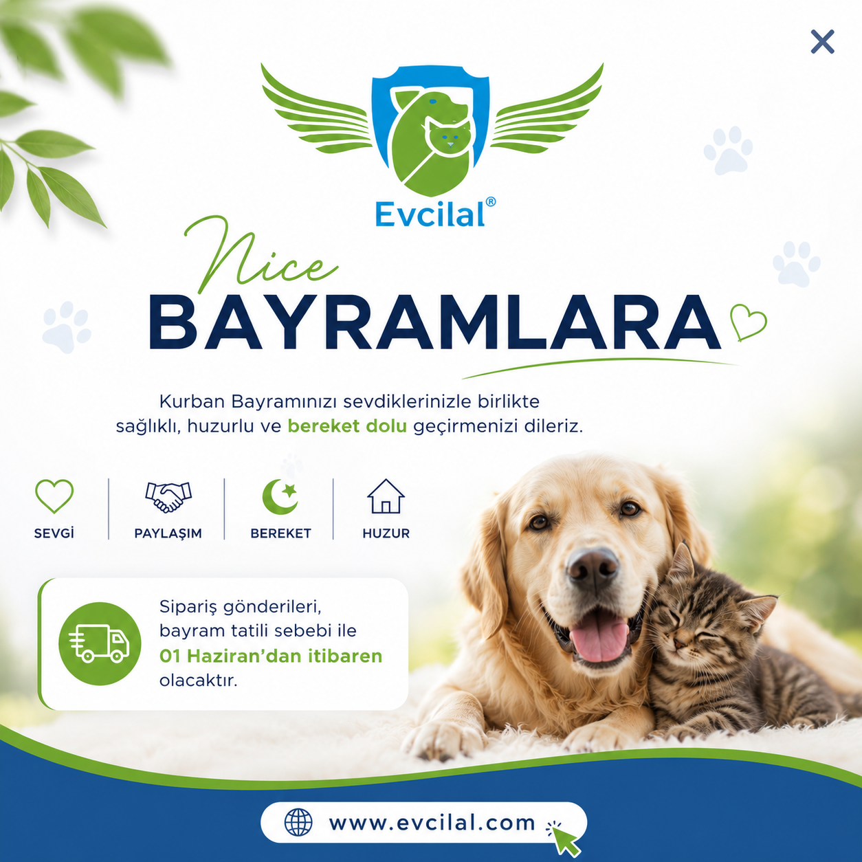 Bayram Kutlaması Evcilal Pet Shop