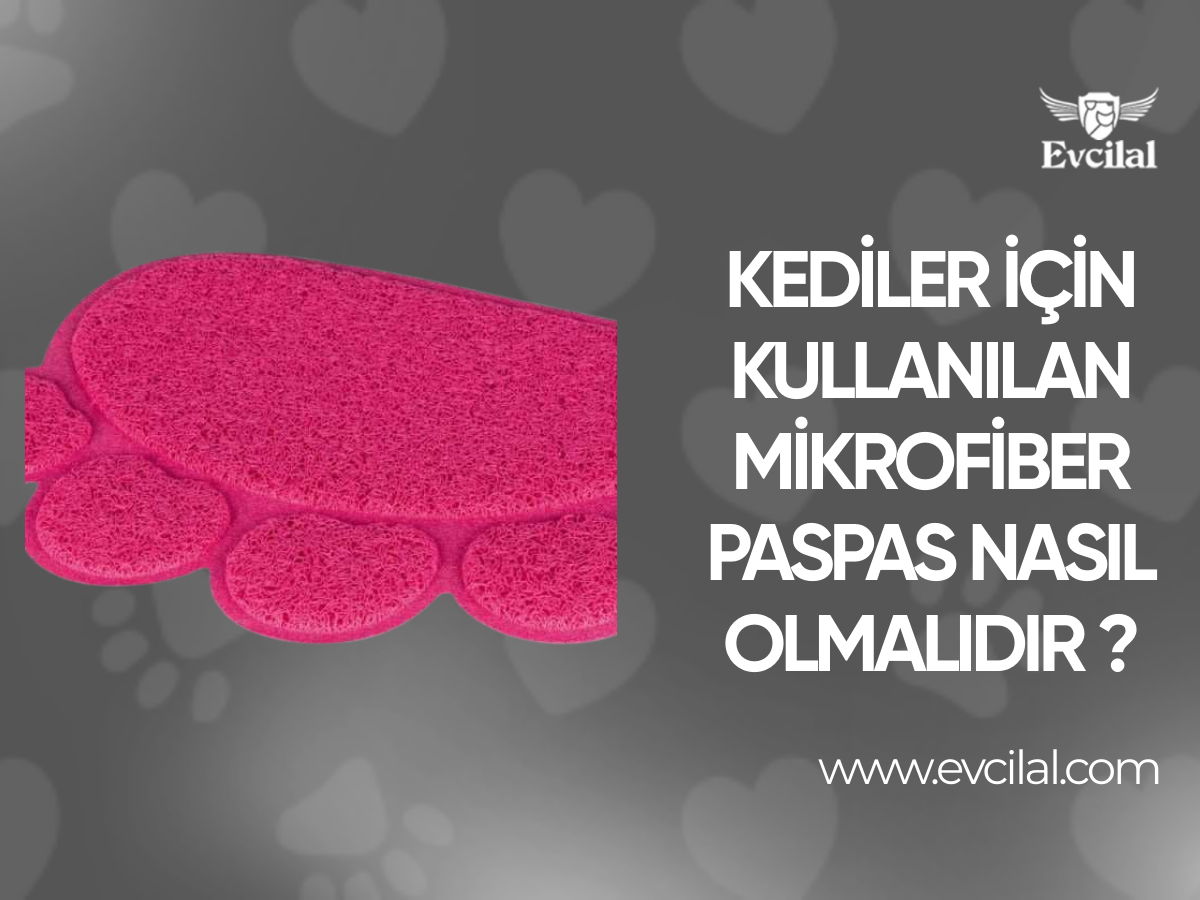 Kediler İçin Kullanılan Mikrofiber Paspas Nasıl Olmalıdır ?