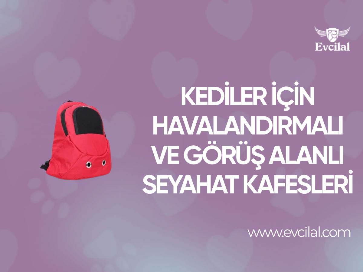 Kedinizin Seyahat Ederken Dışarıyı Görmesi Ve Rahat Nefes Alması İçin Tasarlanan Kedi Kafesi Modelleri