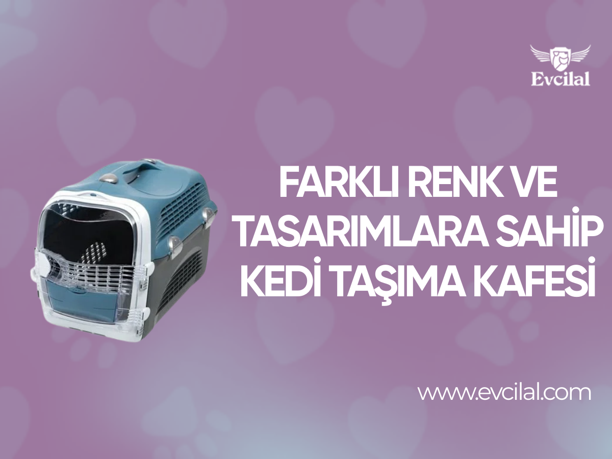 Farklı Renk Ve Tasarımlara Sahip Kedi Taşıma Kafesi