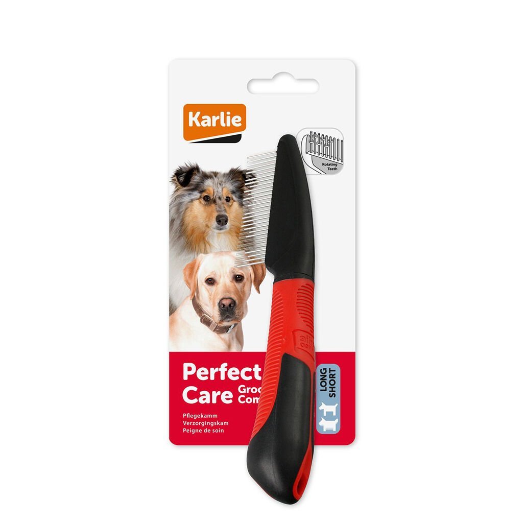 Karlie Döner Kısa ve Uzun Dişli Tarak 21 x 5 cm