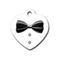 Dalis Pet Tag - Papyon Kalp Kedi Köpek Künyesi Large