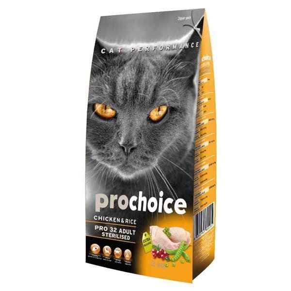 Pro Choice Pro 32 Tavuklu Kısırlaştırılmış Kedi Maması 2Kg