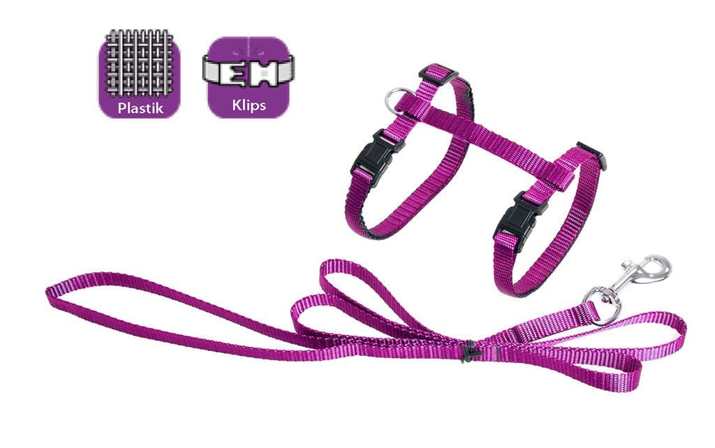 Karlie Pembe Göğüs Tasması - Uzatma tasma 110 Cm