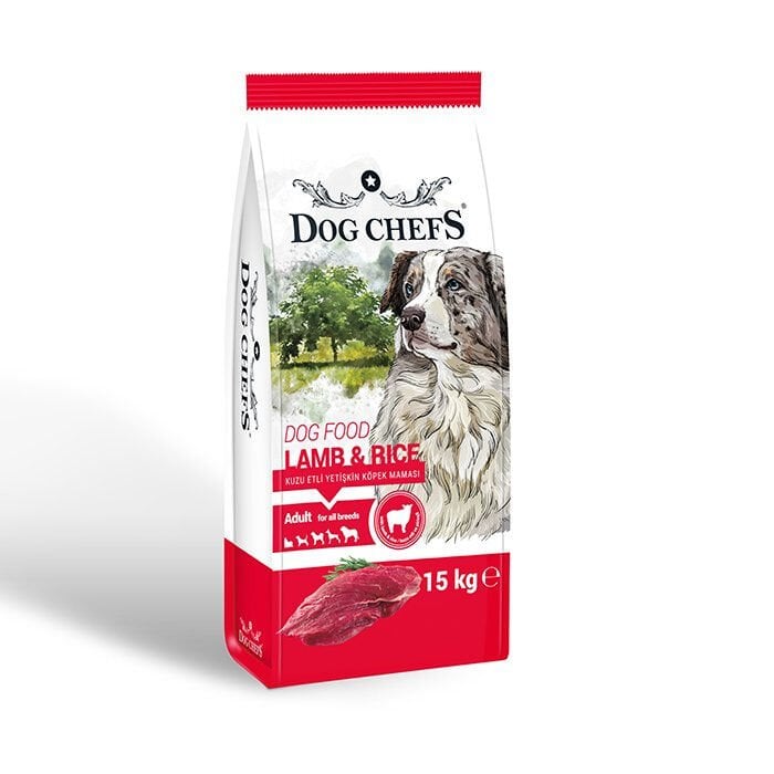 Dog Chefs Kuzu Etli Pirinçli Yetişkin Köpek Maması 15 Kg