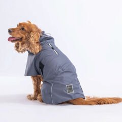 PawStar Koyu Gri Colombia Yağmurluk Large