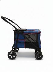 Tommy Evcil Hayvan Arabası Mavi 102 x 62 x 105 cm Max 40 kg