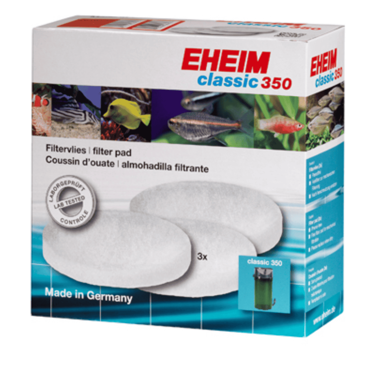 Eheim 2215 Dış Filtre İnce Beyaz Elyaf 3'lü