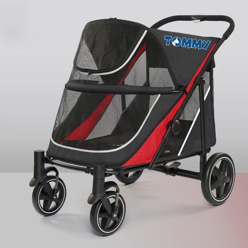 Tommy Evcil Hayvan Arabası Kırmızı 112 x 65 x 100 cm Max 40 kg