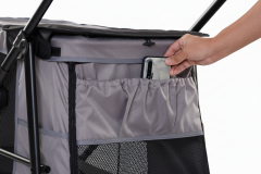 Tommy Evcil Hayvan Arabası Gri 102 x 62 x 105 cm Max 40 kg