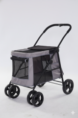 Tommy Evcil Hayvan Arabası Gri 102 x 62 x 105 cm Max 40 kg