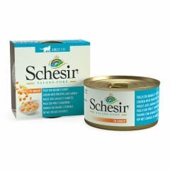 Schesir Salads Poke Tavuk, Ananas, Havuçlu Kedi Salatası 85 gr
