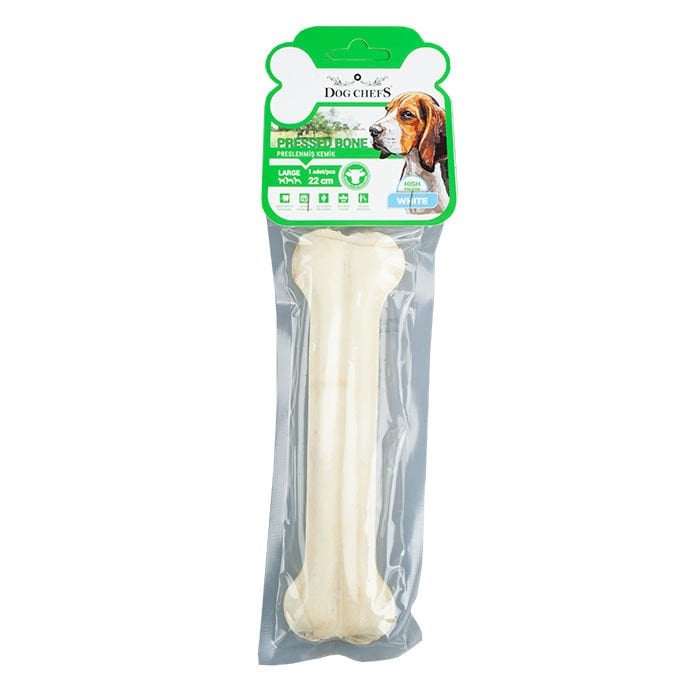 Dog Chefs Beyaz Kemik 22 Cm Köpek Kemirme Çiğnenti