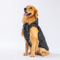 PawStar Siyah Railway Büyük Irk Köpek Yelek 6XLarge