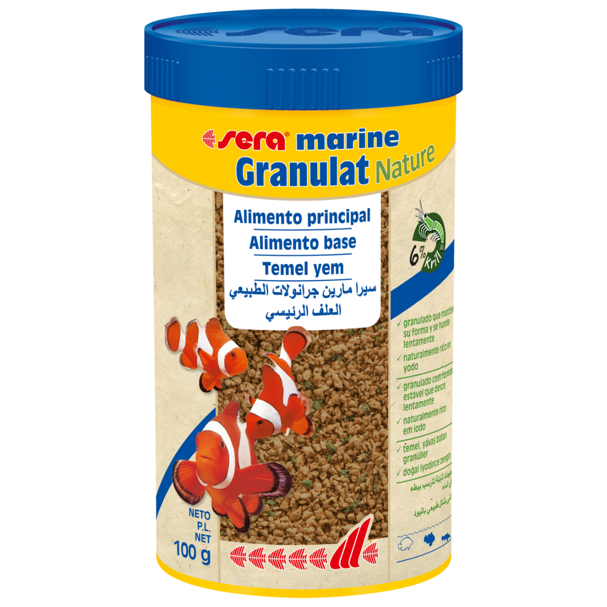 Sera Marin Granulat Nature 250 ml / 100 gr