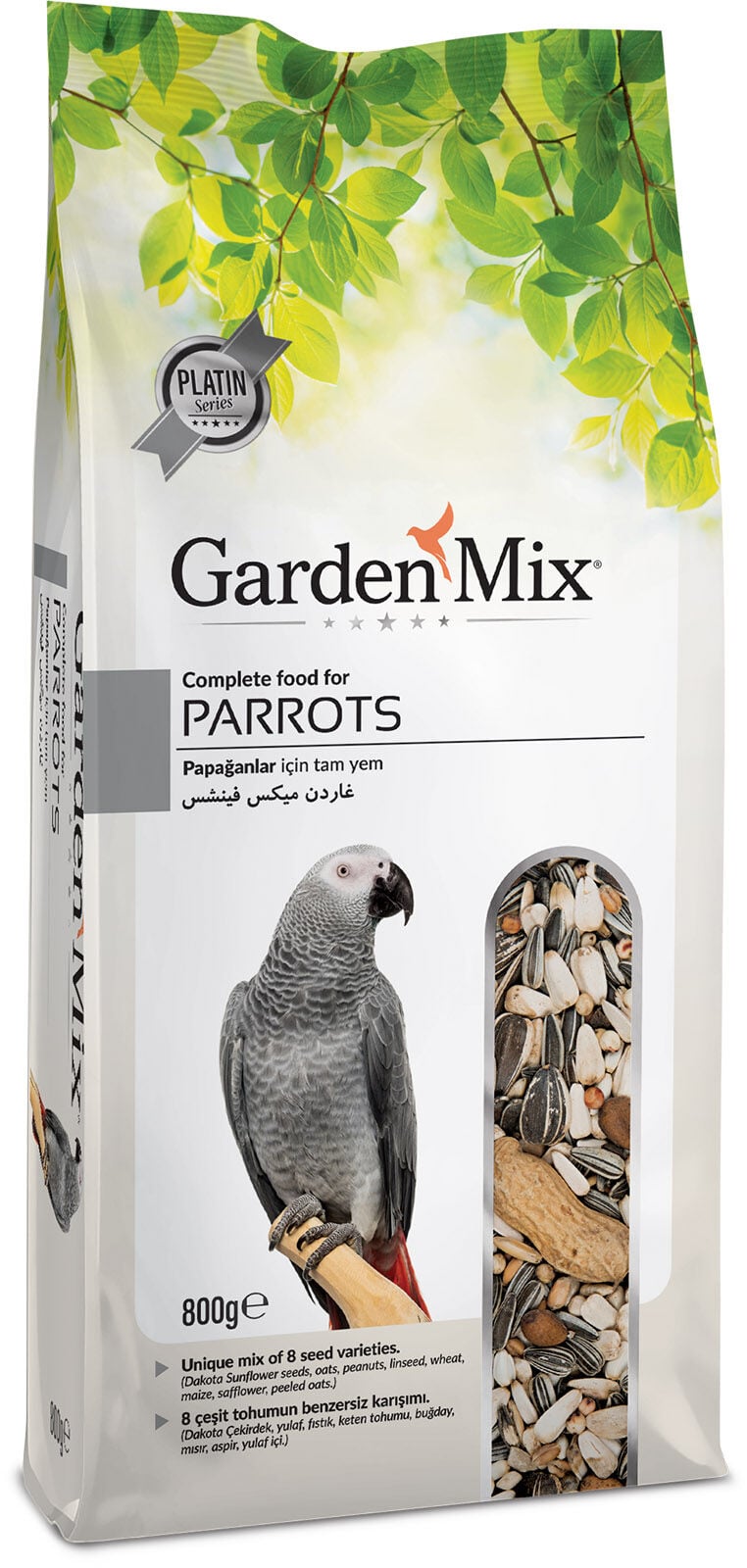 Gardenmix Platin Papağan Yemi 800 gr