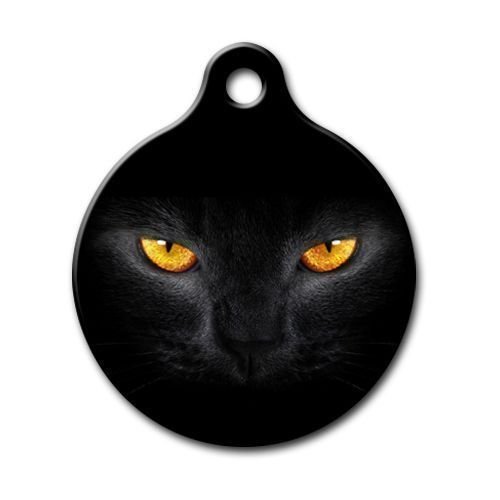 Dalis Pet Tag - Kedi Gözü Desenli Yuvarlak Kedi Köpek Künyesi