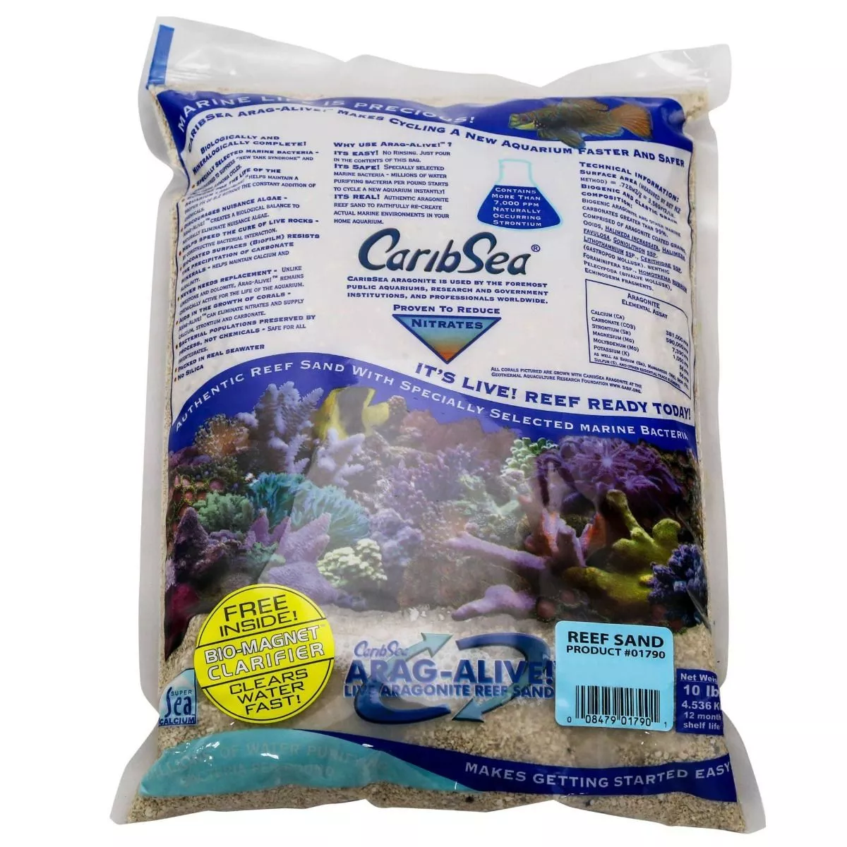 CaribSea Special Grade Arag-Alive Reef Sand 9,07 kg 1-2 mm