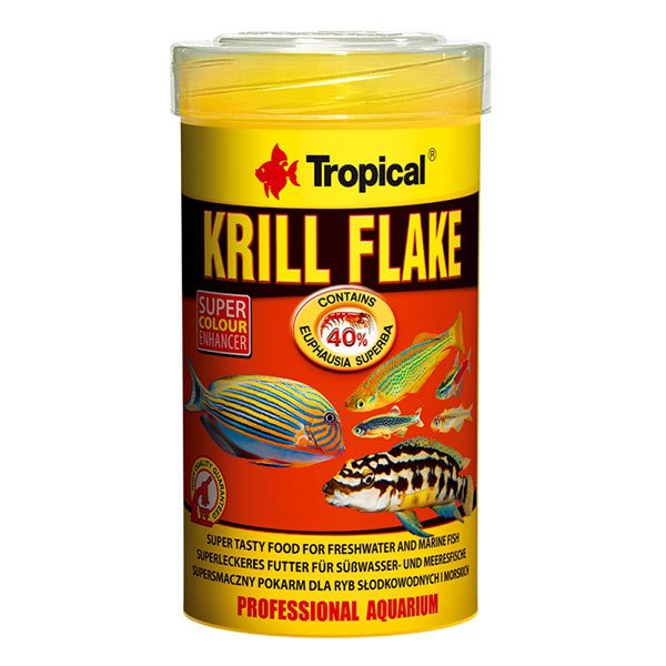 Tropical Krill Flake Pul Balık Yemi 100 Ml 20 Gr