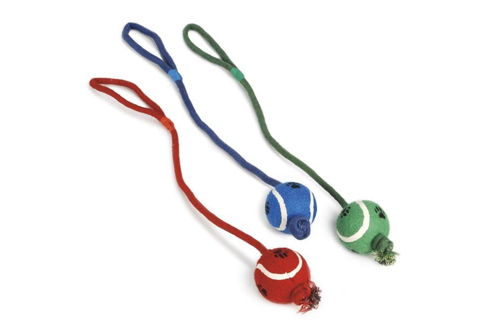 Beeztees İpli Tenis Topu Köpek Oyuncağı 60 cm