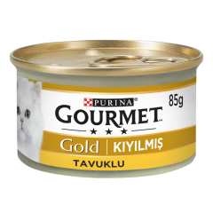 Purina Gourmet Gold Kıyılmış Tavuklu Konserve Kedi Maması 85 gr x 24 adet