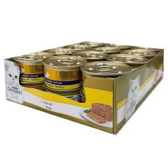 Purina Gourmet Gold Kıyılmış Tavuklu Konserve Kedi Maması 85 gr x 24 adet