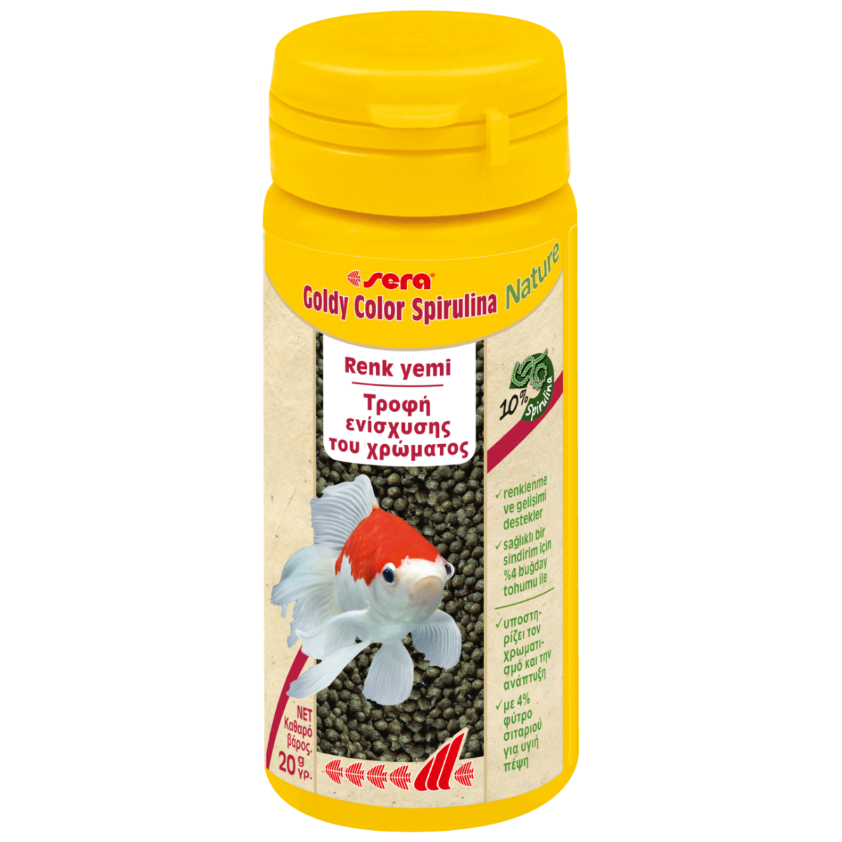 Sera Goldy Color Spirulina Nature 50 ml 20 gr