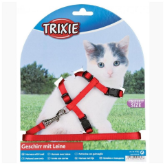 Trixie Yavru Kedi Göğüs Tasma Seti Çeşitli Renklerde 19 x 31 Cm