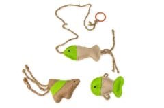 Karlie Karışık Figür Kedi Otlu İpli Kedi Oyuncağı 2,5 x 9 x 18,5 cm 1 Adet