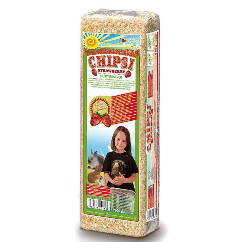 Chipsi Çilek Kokulu Hijyenik Kemirgen Talaşı 15 L