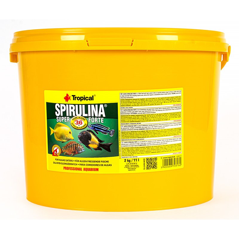 Tropical Spirulina Super Forte Pul Yem 11 Lt 2 Kg