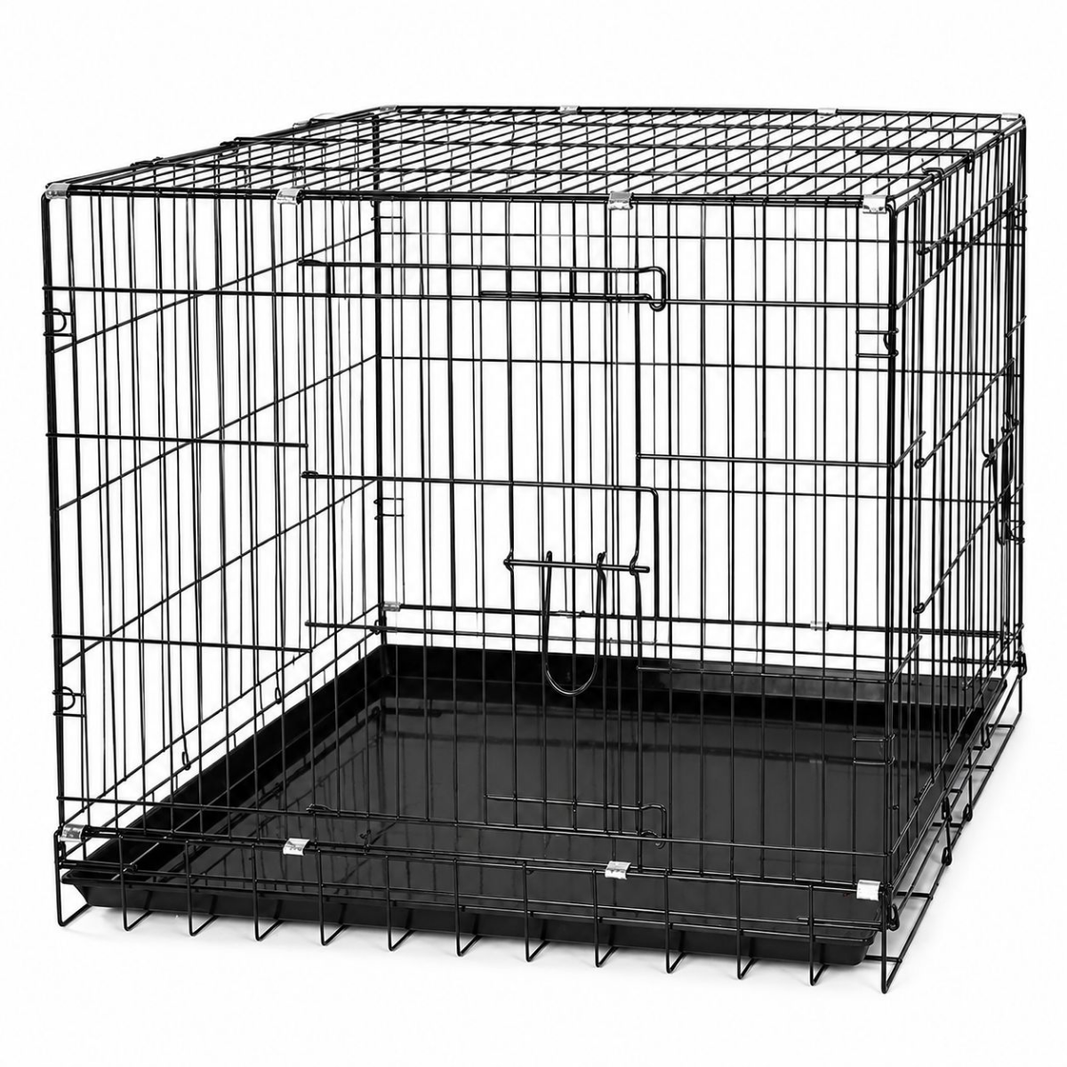 Dayang Katlanabilir Köpek Kafesi Siyah 93 x 56,5 x 63,5 Cm