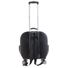 Migno Prestige Şeffaf Kedi Köpek Büyük Taşıma Çantası - Kırmızı 46 x 22 x 46 cm