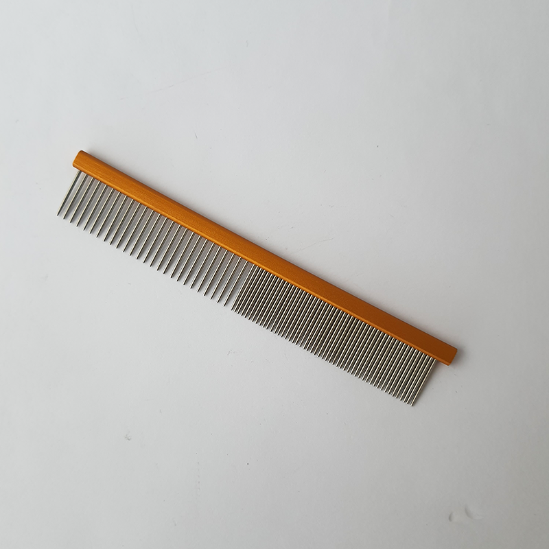 Sgroom Pet Kuaför Köpek Bıyık Pati Tarağı Gold 22 x 130 mm