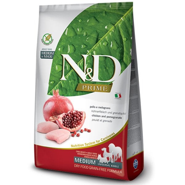 N-D Tahilsiz Tavuklu Narli Medium Maxi Adult 12 Kg