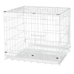 Dayang 042 Katlanabilir Köpek Kafesi Beyaz 78 x 48 x 55 Cm