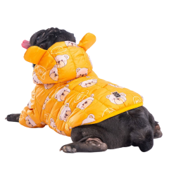 PawStar Sarı Teddy Puff Küçük Irk Köpek Yağmurluk XLarge