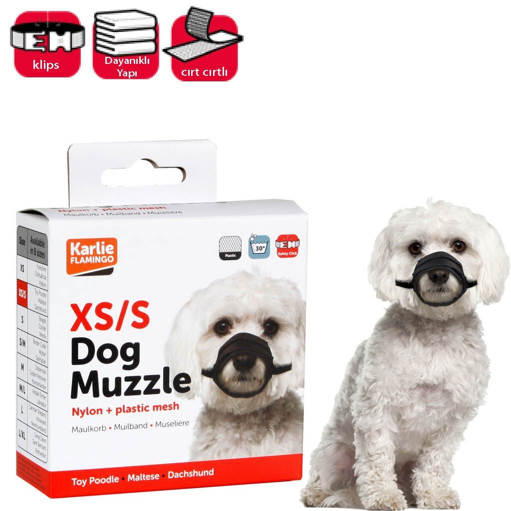 Karlie Siyah Soft Ağızlık 30 Cm - 45 Cm