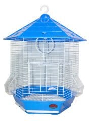 Dayang Altıgen Muhabbet Kuşu Kafesi 44.6 x 39 X 53.5 Cm